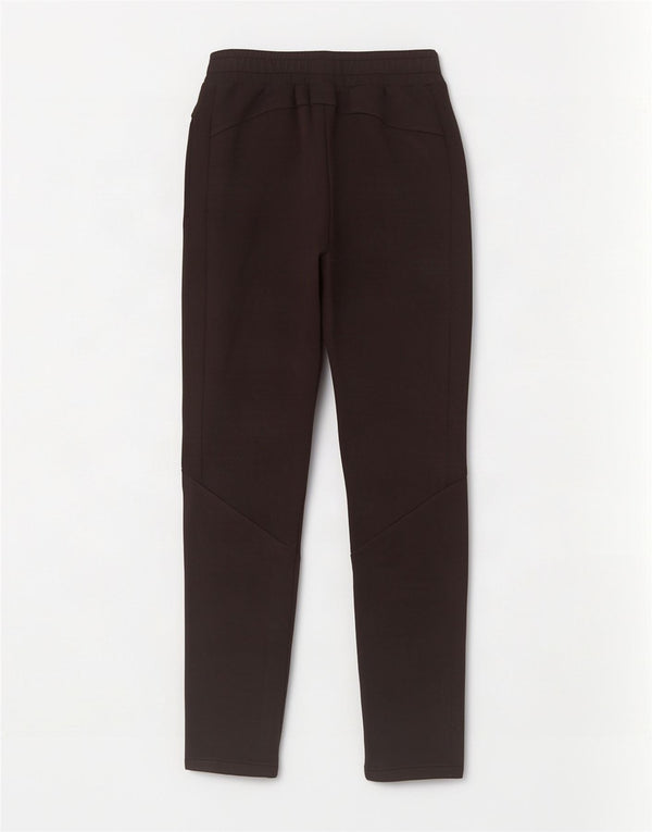 Pantaloni da tuta da uomo Puma in cotone nero medio