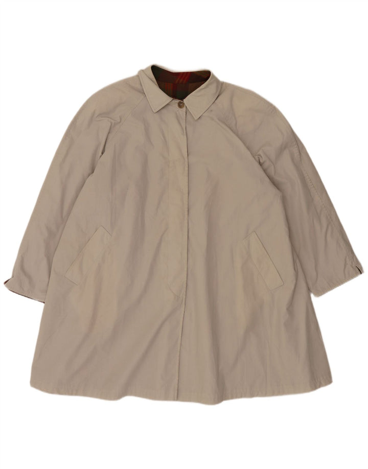 Cappotto vintage da donna UK 14 grigio medio