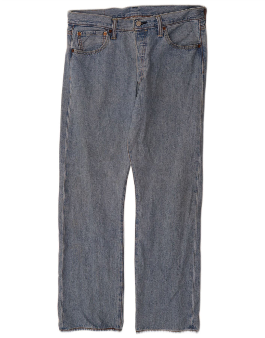Jeans dritti da uomo Levi's W34 L30 in cotone blu