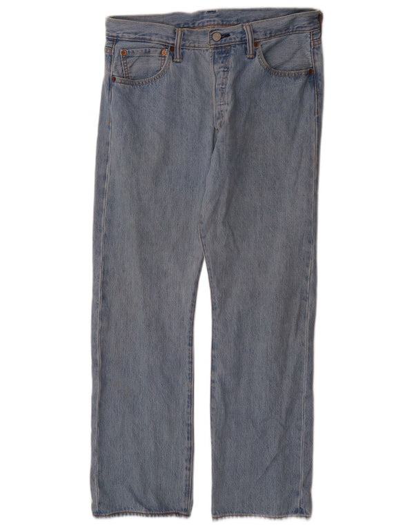 Jeans dritti da uomo Levi's W34 L30 in cotone blu