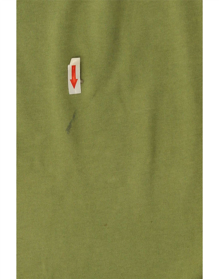 T-shirt Reebok da uomo Top verde medio in cotone