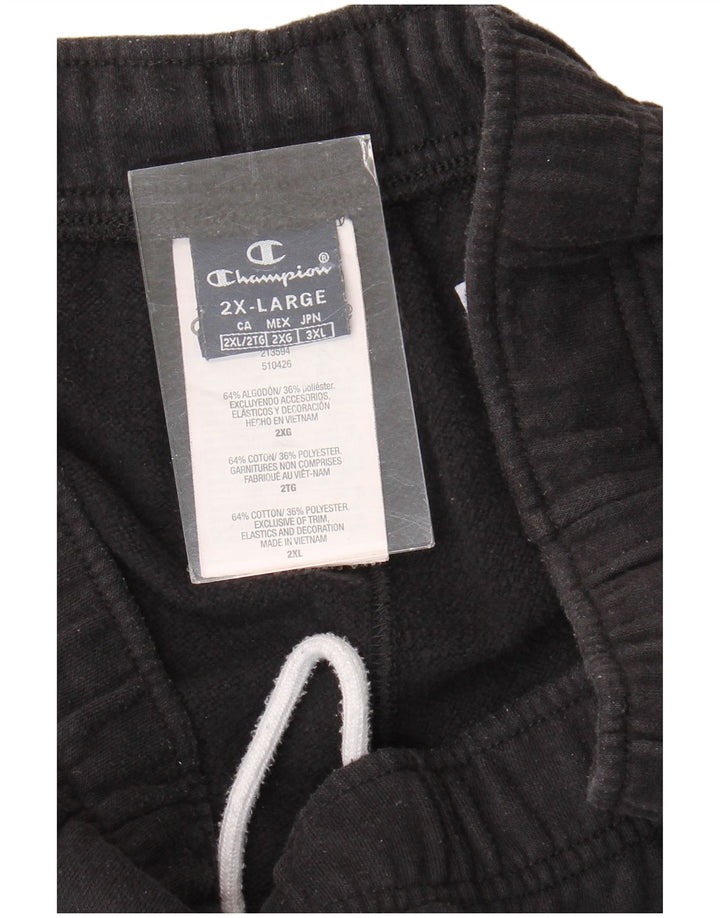 Pantaloni da tuta da donna Champion 2XL cotone nero