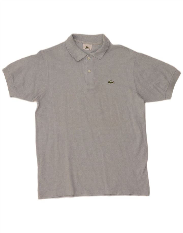 Polo da uomo Lacoste taglia 4 in cotone blu medio