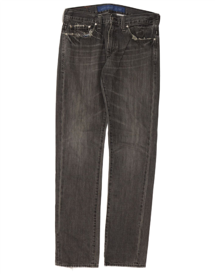 Levi's Uomo 511 Jeans Skinny W34 L34 Cotone Grigio