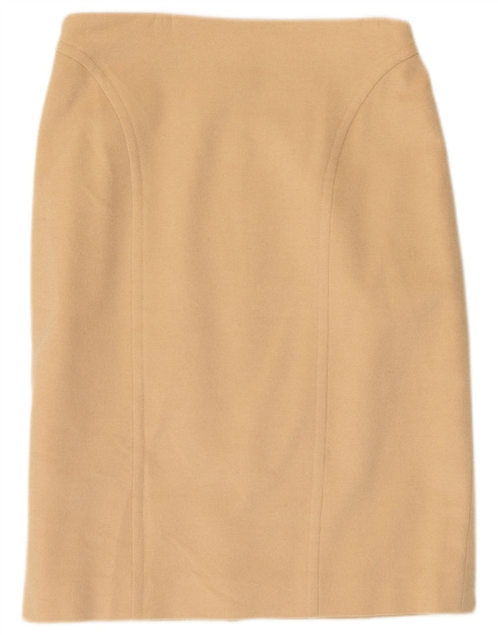 Gonna tubino da donna Les Copains IT 46 Large W30 Beige Lana