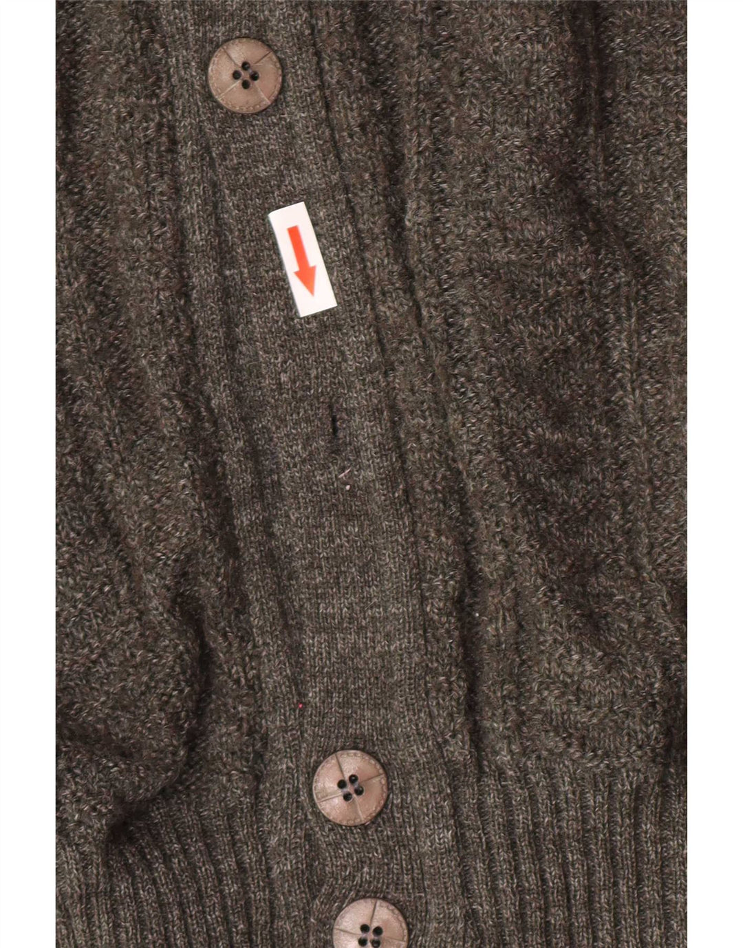 Maglione cardigan da uomo vintage XL Grigio