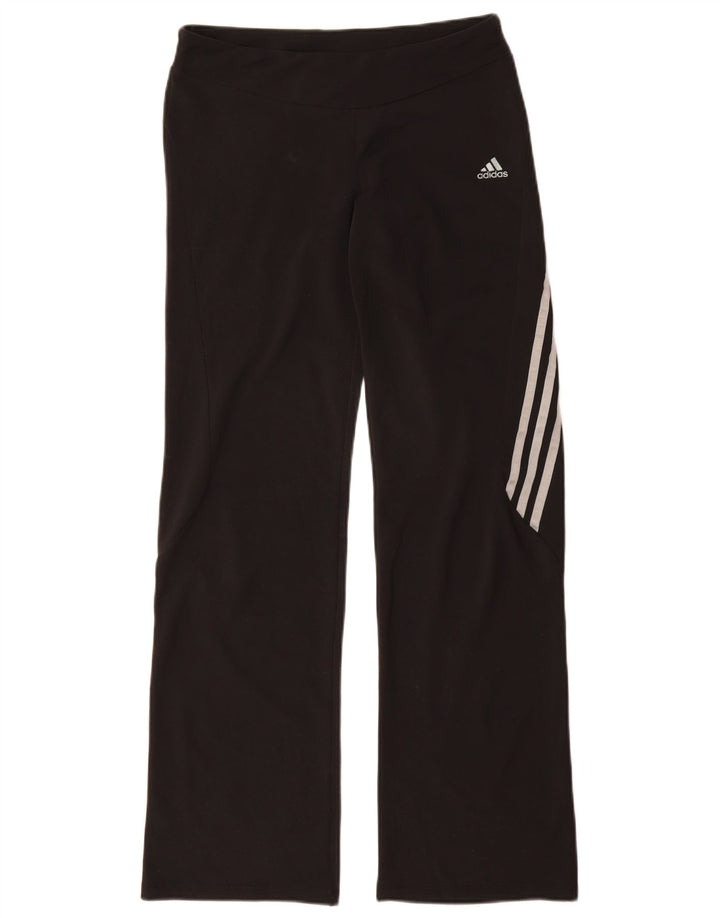 Pantaloni da tuta Adidas Climalite da donna UK 14 poliestere nero medio