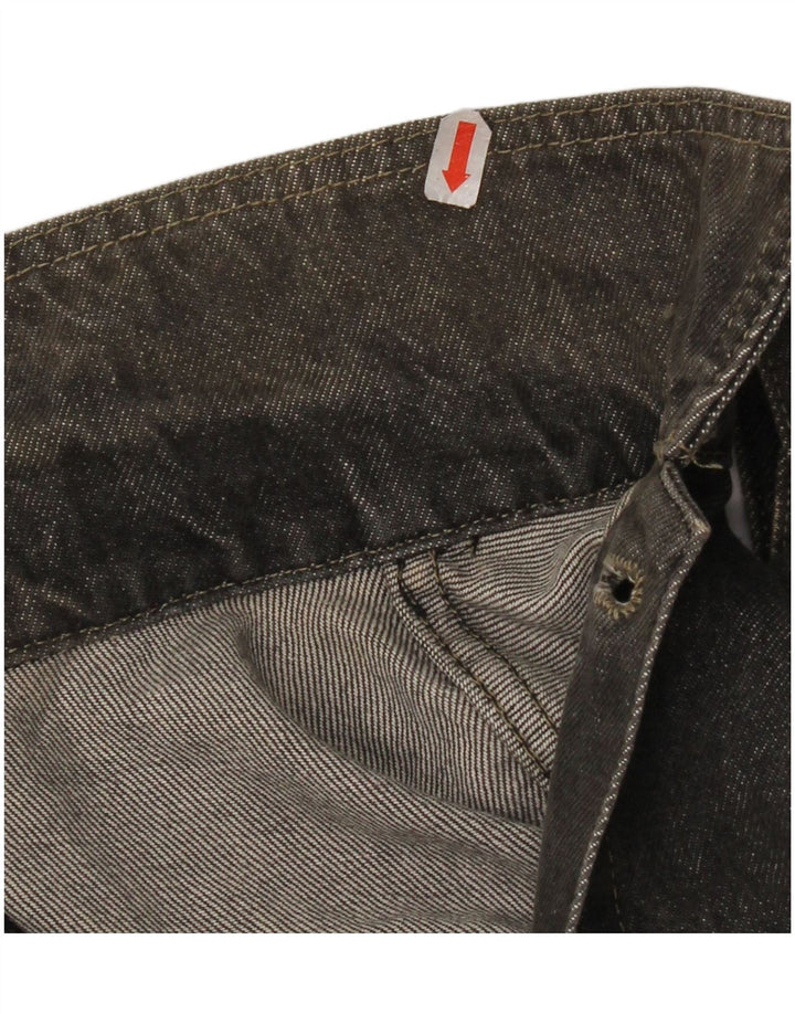 Giacca di Jeans Oversize da Uomo Benetton IT 46 Small Cotone Grigio