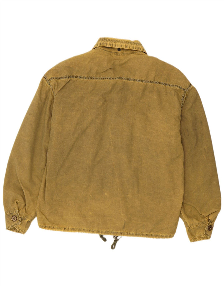 Giacca utilitaria vintage da uomo UK 44 2XL Cachi