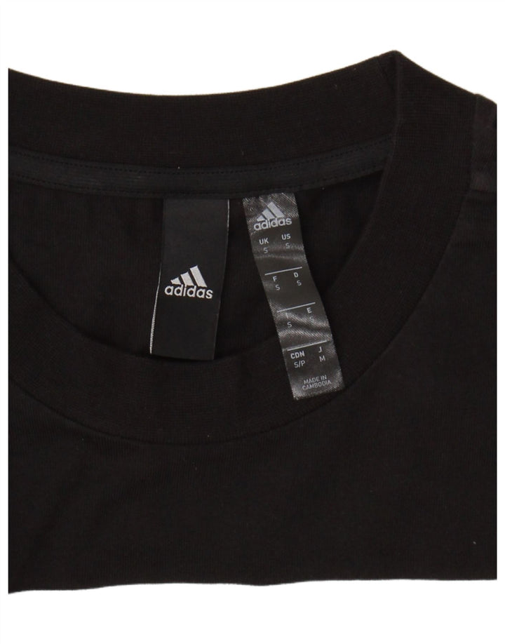 ADIDAS Mens T-Shirt Small White Colourblock Vintage Adidas and Second-Hand Adidas from Messina Hembry 