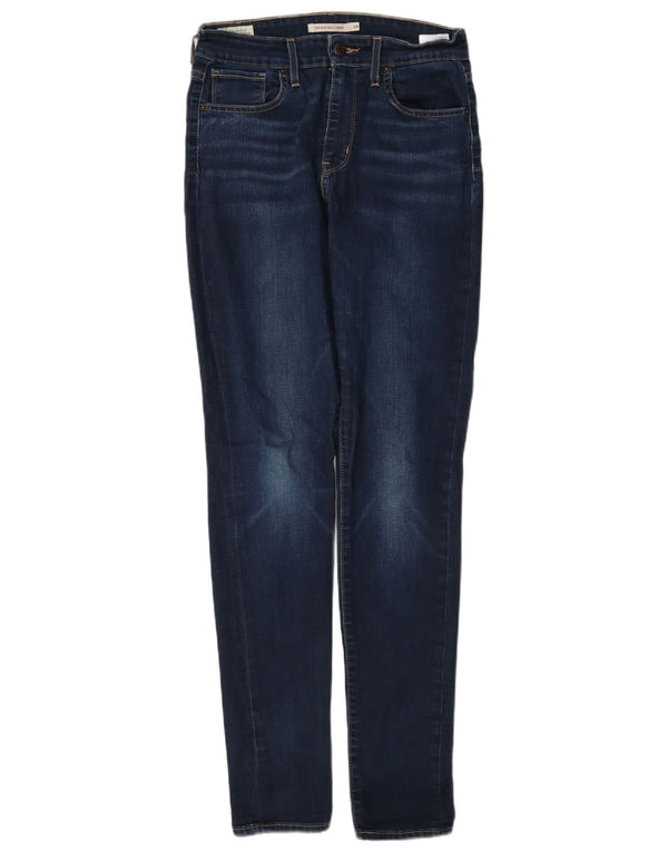 Jeans skinny a vita alta Levi's 721 da donna W28 L32 in cotone blu navy