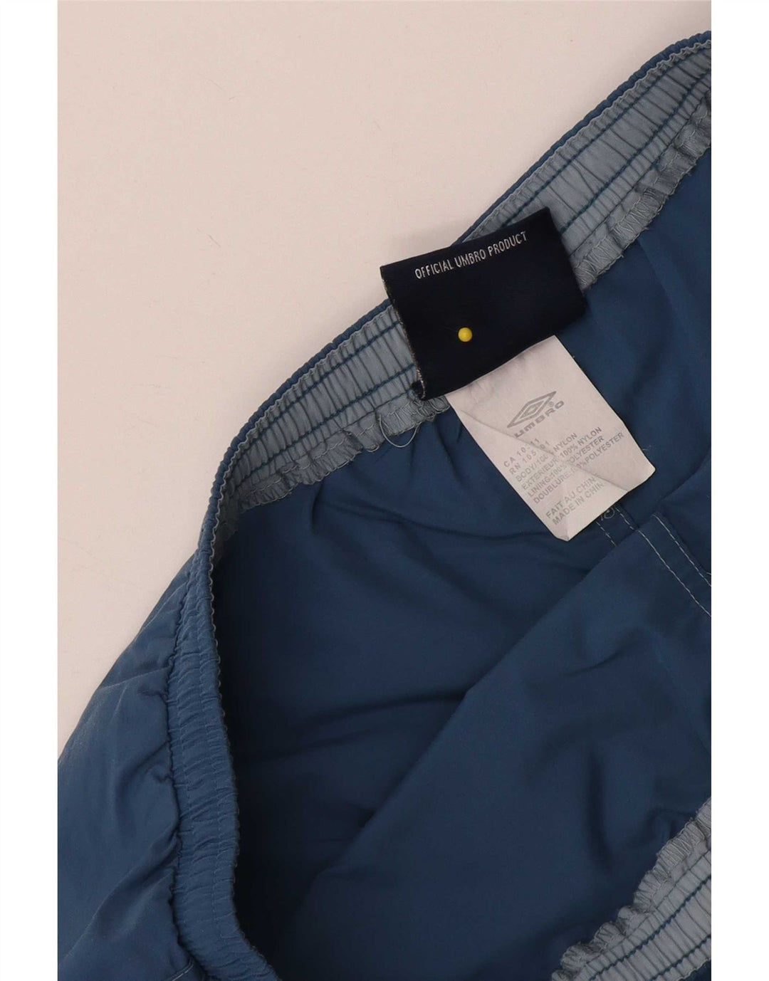 Pantaloncini sportivi da uomo Umbro grandi in nylon blu