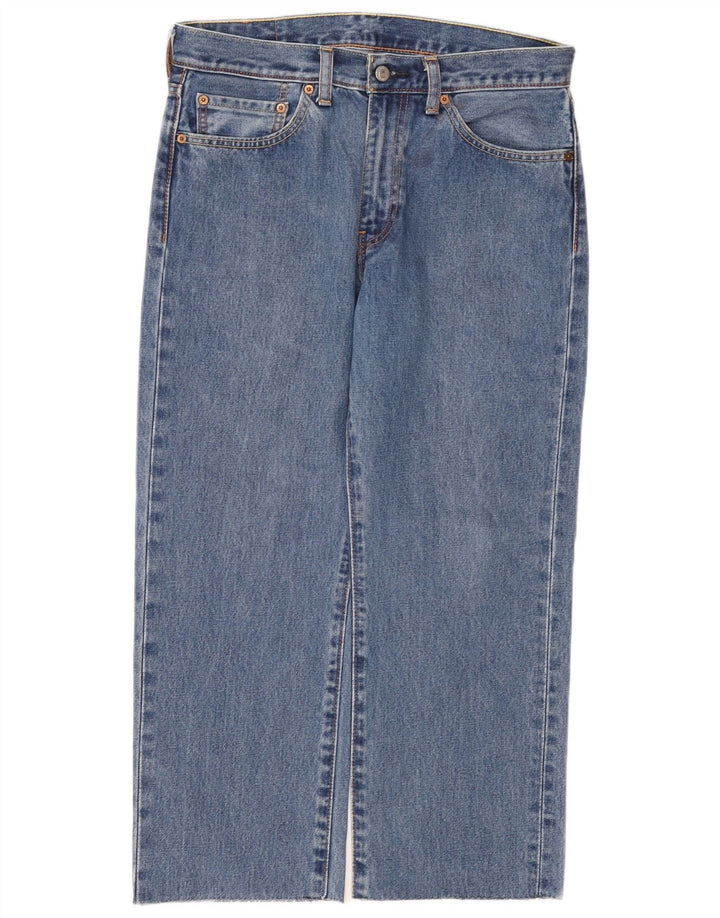 Levi's Uomo 751 Jeans dritti tagliati W32 L24 Cotone blu