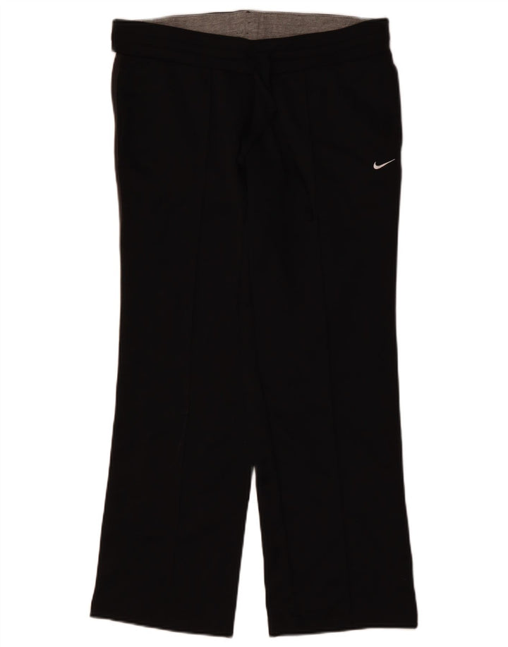 Pantaloni da tuta da donna NIKE UK 12/14 Medium Nero Poliestere