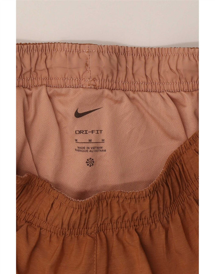 Pantaloncini sportivi Nike da donna UK 12 poliestere marrone medio
