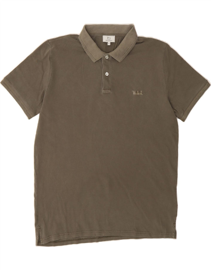 WOOLRICH Mens Polo Shirt XL Grey Cotton Vintage Woolrich and Second-Hand Woolrich from Messina Hembry 