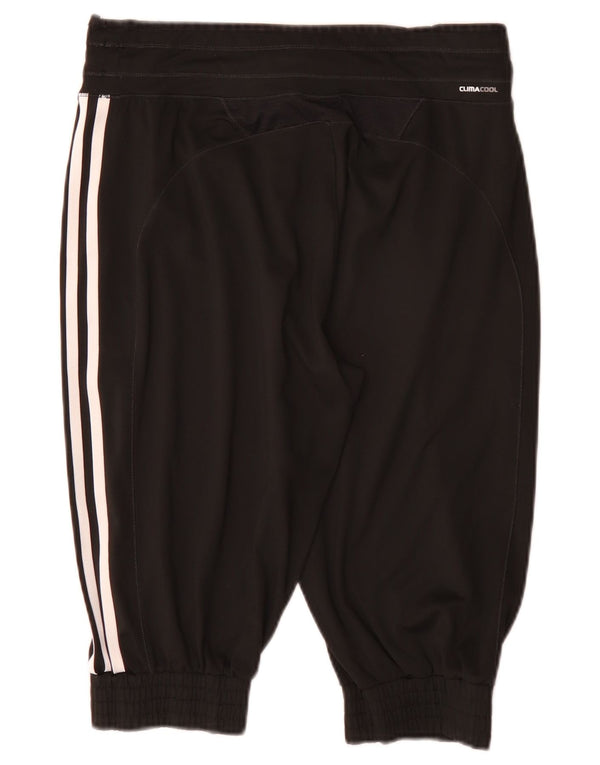 Pantaloncini sportivi Adidas da donna Bermuda UK 12 medio nero poliestere
