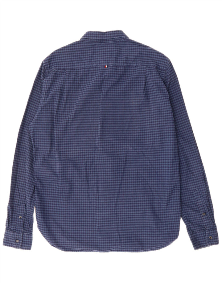 Camicia da uomo SUPERDRY XL a quadretti blu navy