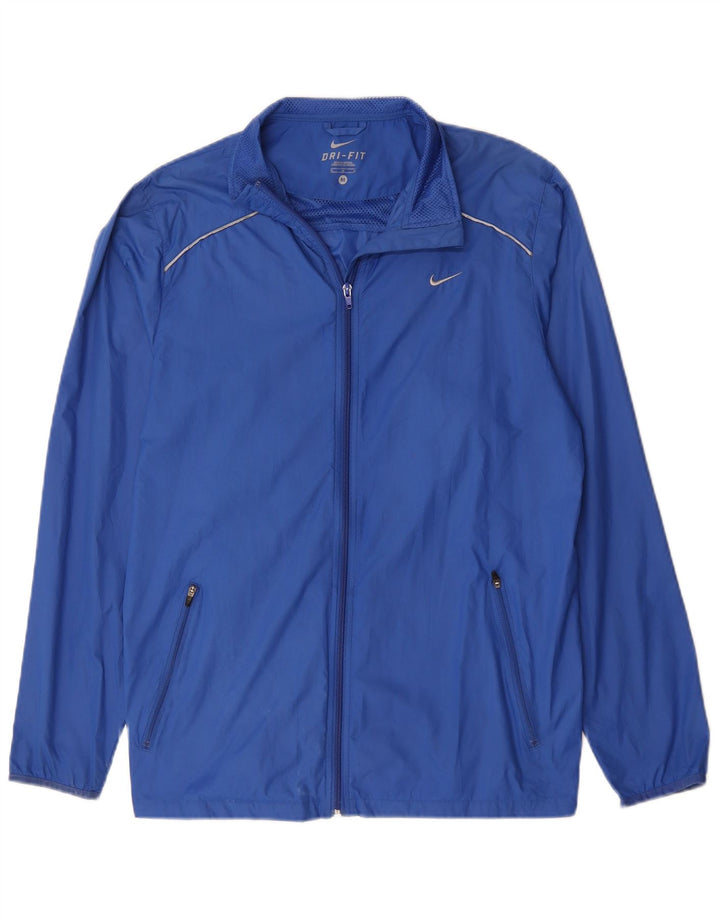 Giacca da tuta Nike Dri Fit da uomo in poliestere blu medio