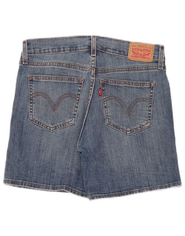 Pantaloncini di jeans da donna Levi's W27 piccoli in cotone blu