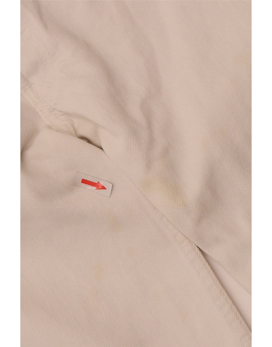 Jeans dritti 501 da donna Levi's W28 L32 cotone bianco