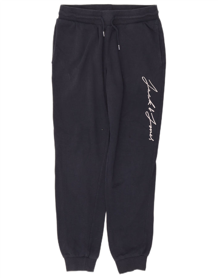 Jack & Jones Pantaloni da tuta con grafica da uomo Joggers Medium Blu Navy