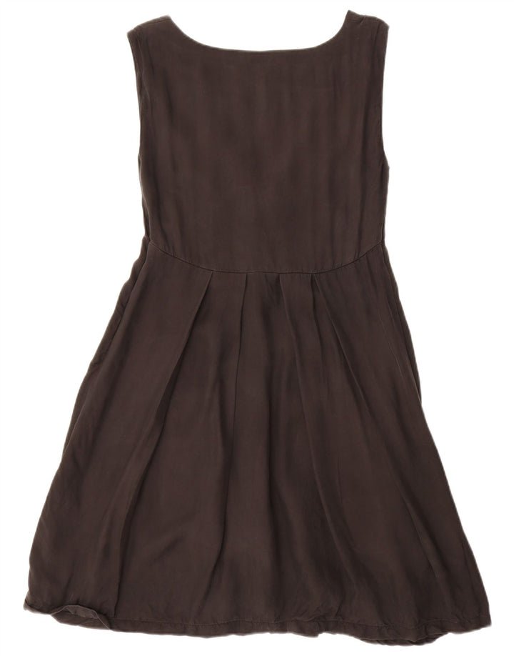 Abito Armani Jeans da donna senza maniche a trapezio EU 40 medio nero