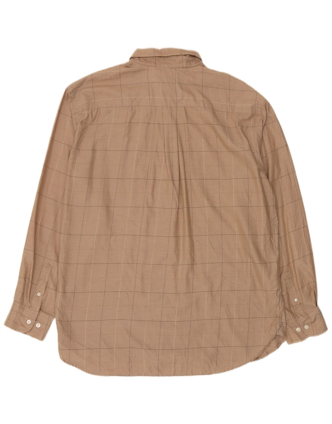 Camicia alta da uomo Dockers XL in cotone a quadri marrone