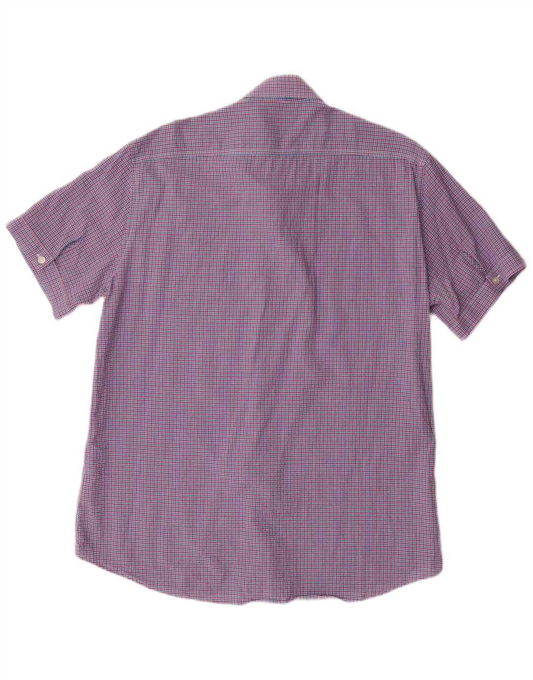 Camicia a maniche corte vestibilità regolare da uomo Carrera XL in cotone a quadri rossi