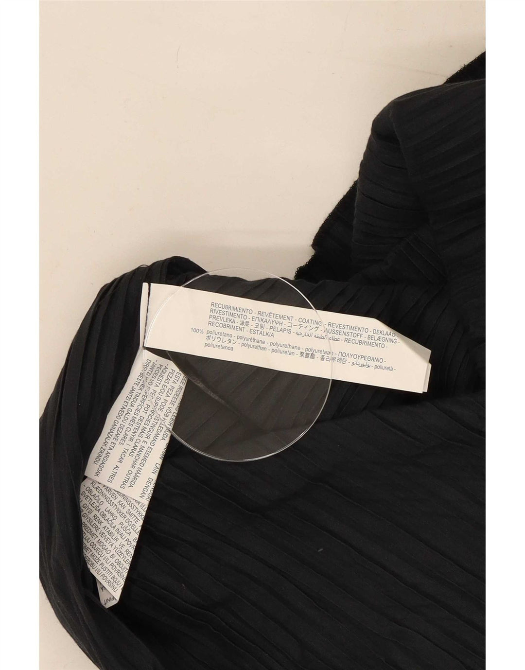 Gonna a pieghe Zara da donna media W28 poliestere nero