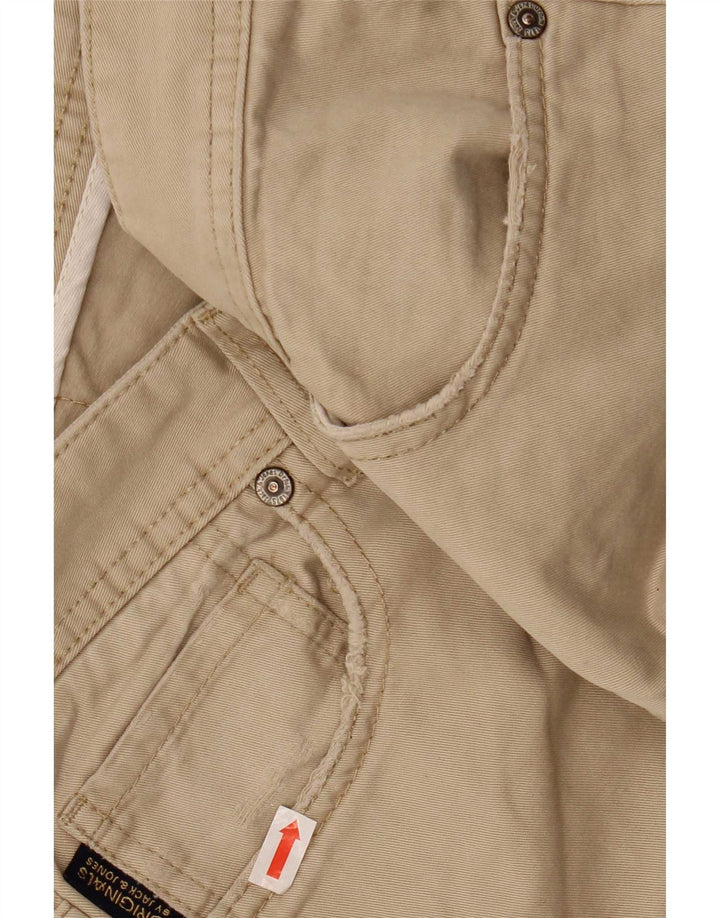 Pantaloni casual slim da uomo Jack & Jones W30 L30 Beige