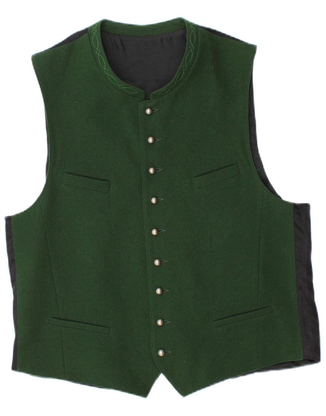 HAMMERSCHMID Gilet da uomo EU 50 Lana verde medio