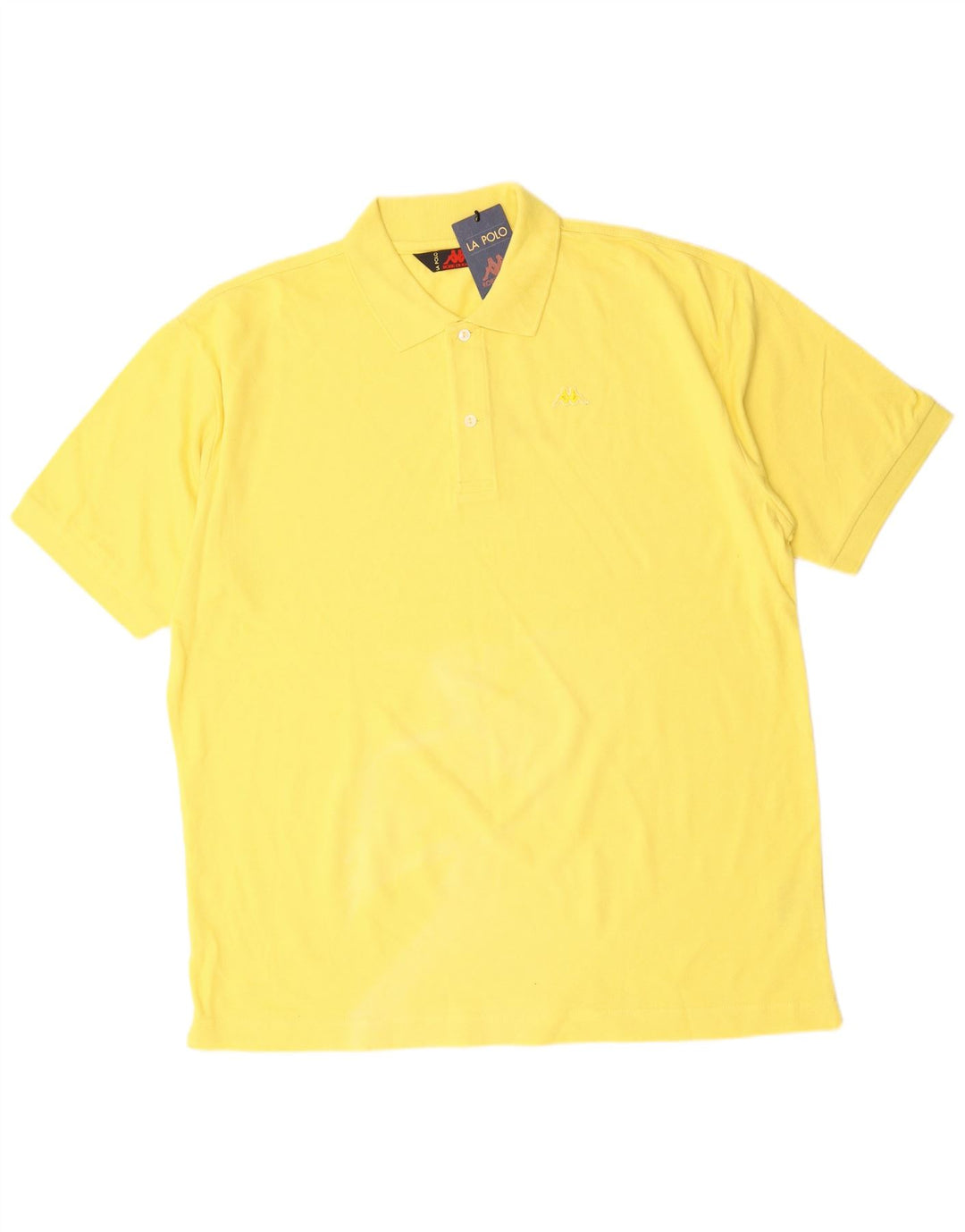 Polo da uomo KAPPA XL in cotone giallo