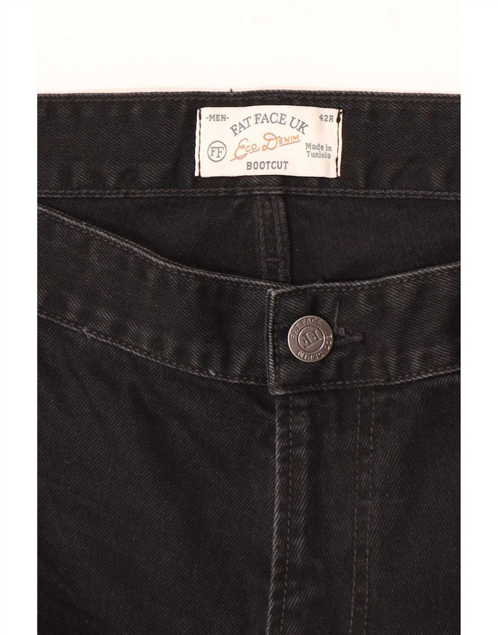 Jeans bootcut da uomo Fat Face W42 L31 cotone nero