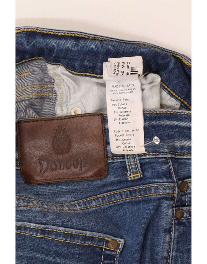 Jeans slim da donna Dondup W29 L27 cotone blu