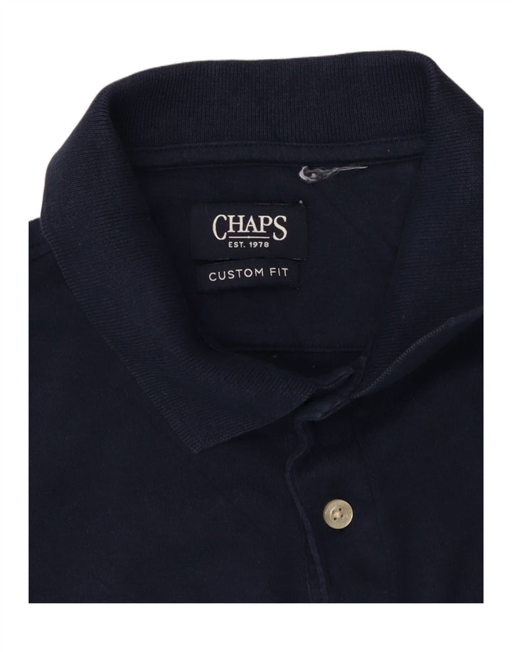 Polo da uomo su misura CHAPS blu navy medio