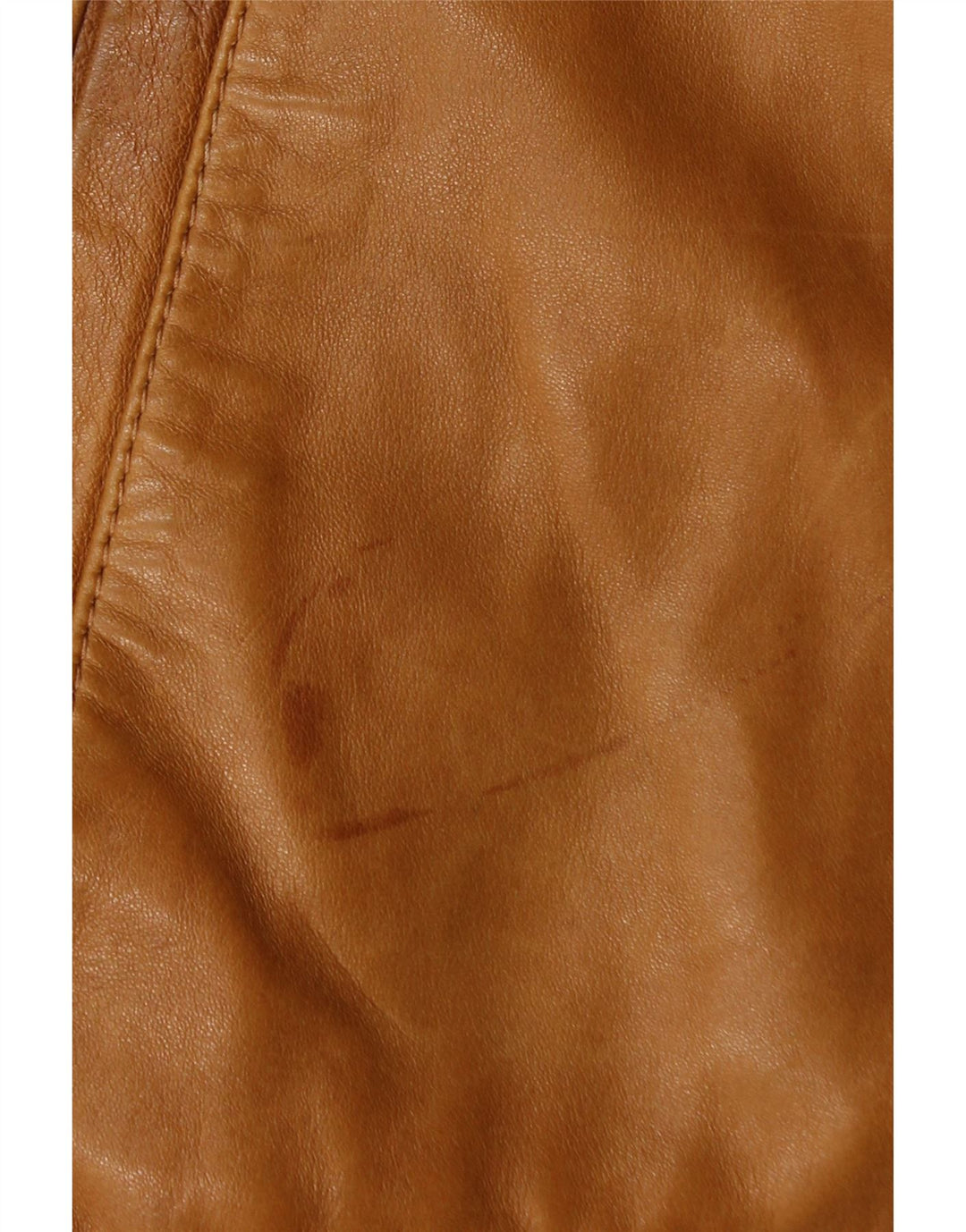 Giacca in pelle vintage da uomo UK 40 grande in pelle marrone