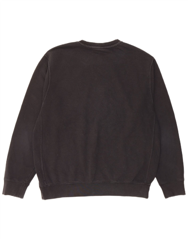 Felpa da uomo Nike Maglione grande in cotone nero