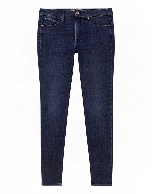 Jeans skinny a vita alta da donna Gap W28 L28 cotone blu navy