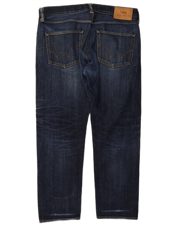 Jeans dritti da uomo EDWIN W36 L30 blu navy