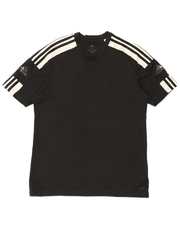 T-shirt grafica da uomo Adidas Aeroready Top color block nero medio