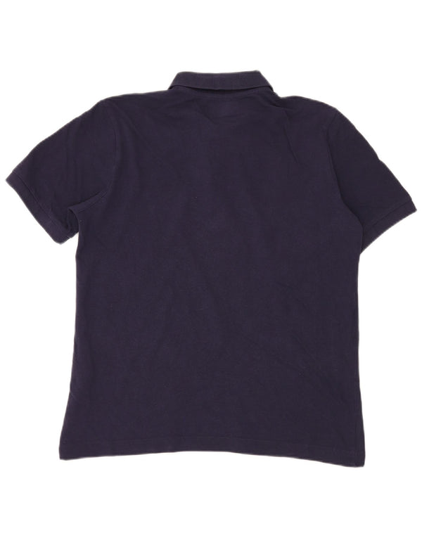 Polo KAPPA da uomo in cotone medio blu navy