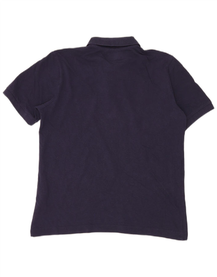 Polo KAPPA da uomo in cotone medio blu navy