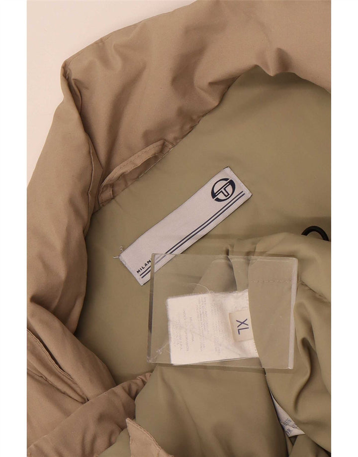 Giacca imbottita da uomo Sergio Tacchini UK 42 XL Poliestere beige