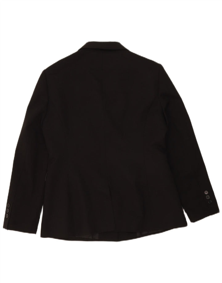 Giacca blazer da donna a 3 bottoni Etam UK 16 grande poliestere nero