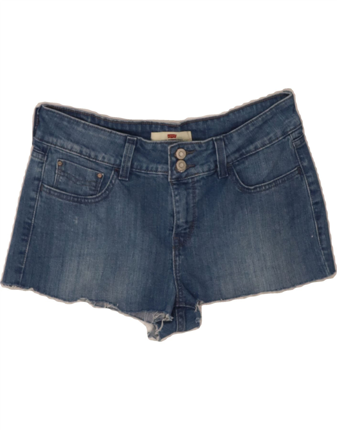 LEVI'S Womens Denim Shorts US 6 Medium W30 Blue Cotton Vintage Levi's and Second-Hand Levi's from Messina Hembry 