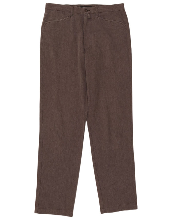 MARLBORO CLASSICS Pantaloni casual affusolati da uomo IT 50 Large W33 L33 Marrone