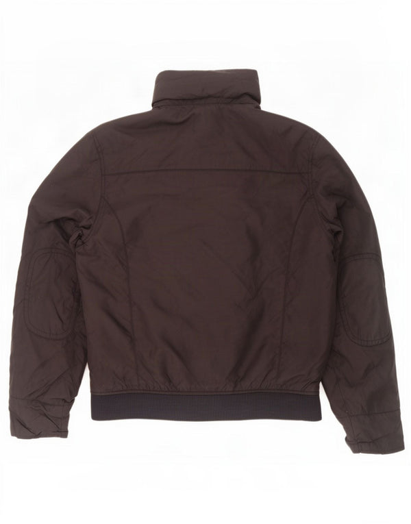 Giacca a vento con cappuccio da uomo Zara UK 40 grande nera