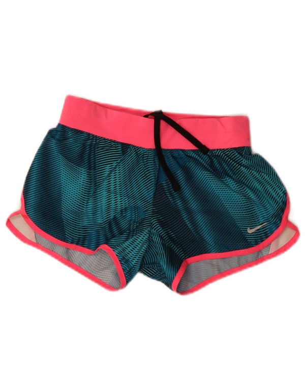 Pantaloncini sportivi Nike Dri Fit per ragazze 11-12 anni Colore verde medio