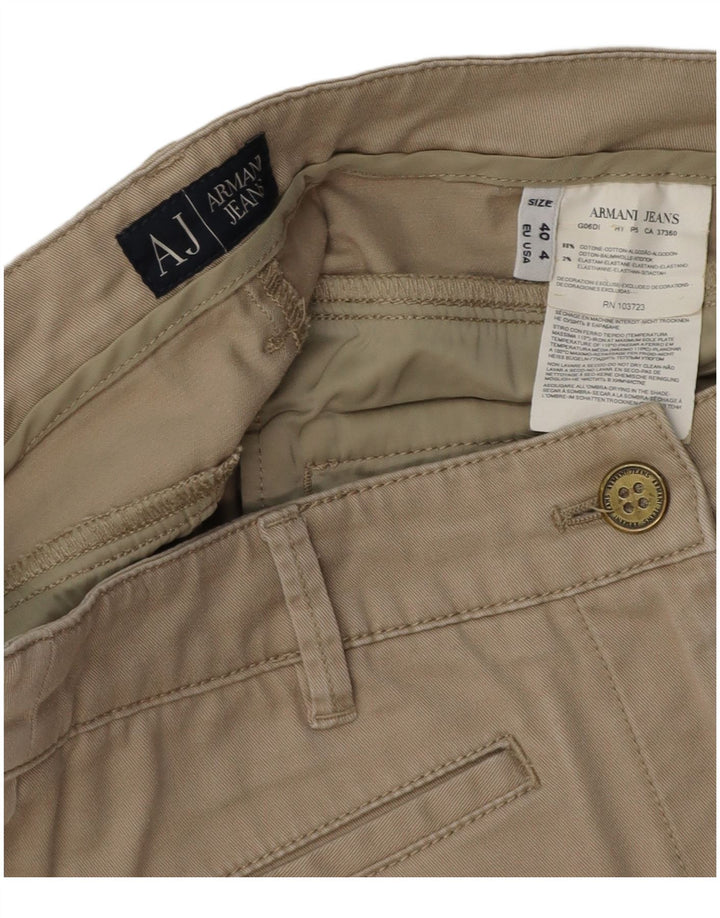 Gonna tubino da donna ARMANI EU 40 media W30 cotone beige